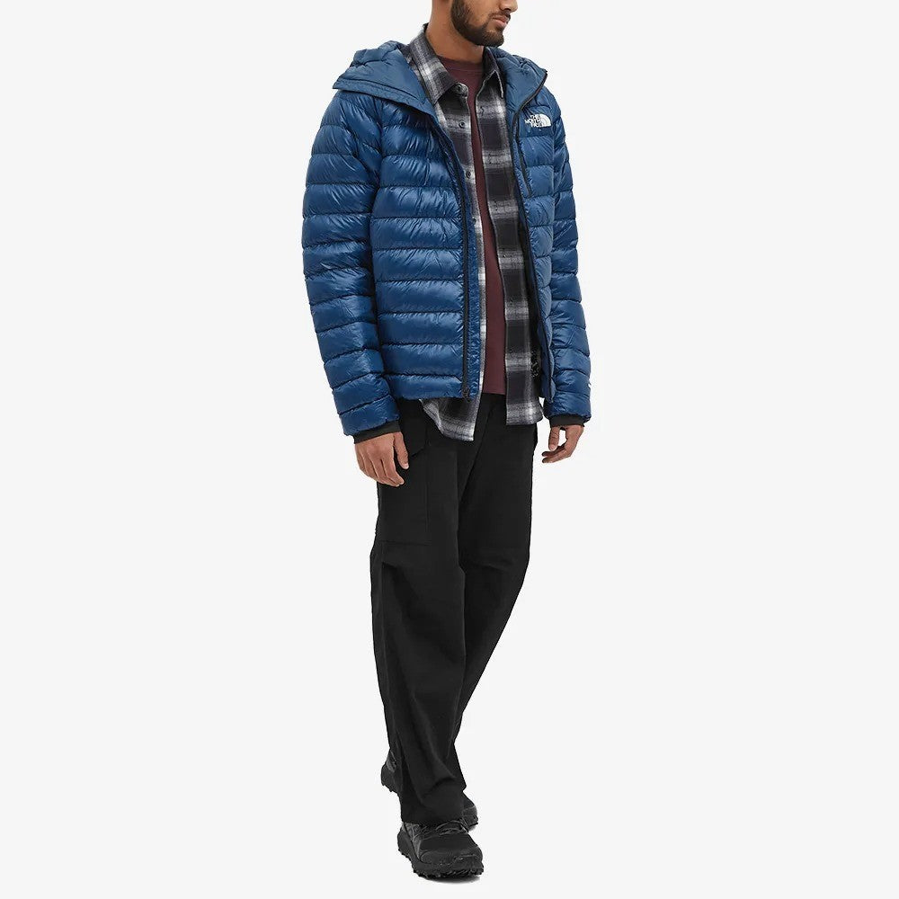 The North Face Mens Summit Down Hoodie Jacket / Blue Wing Teal / RRP £325
