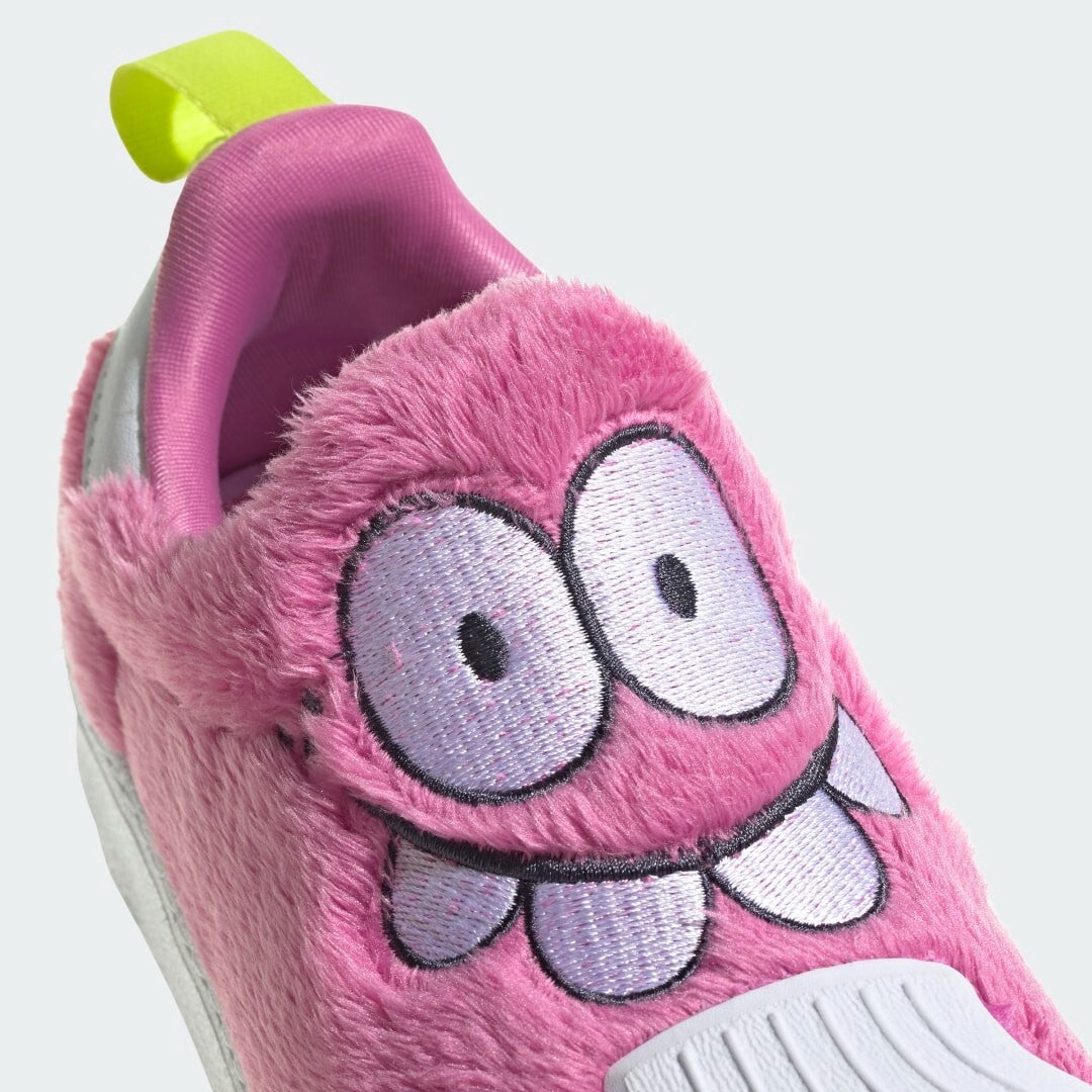Adidas Kids Kevin Lyons Furry Superstar / Pink White / RRP £60