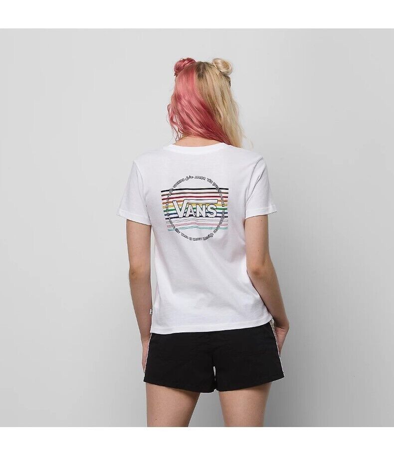 Vans Womens Pride T-Shirt / White / RRP £30