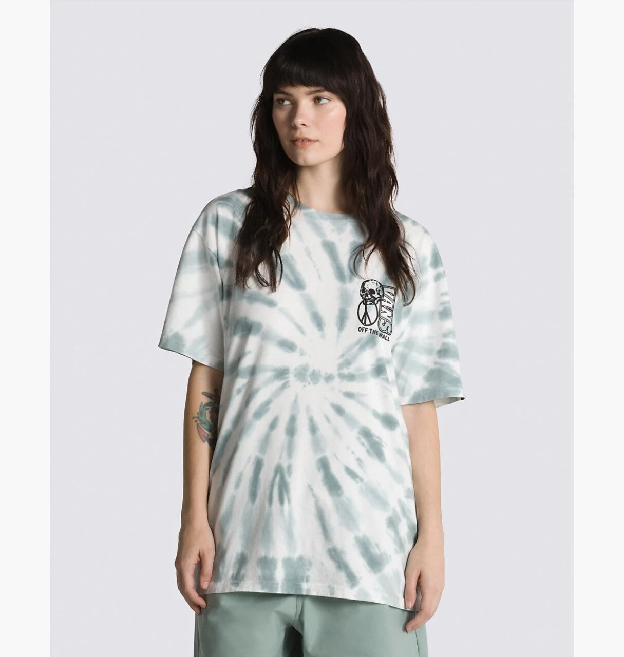 Vans Mens Need Peace Tie Dye T-Shirt / Green / RRP £45