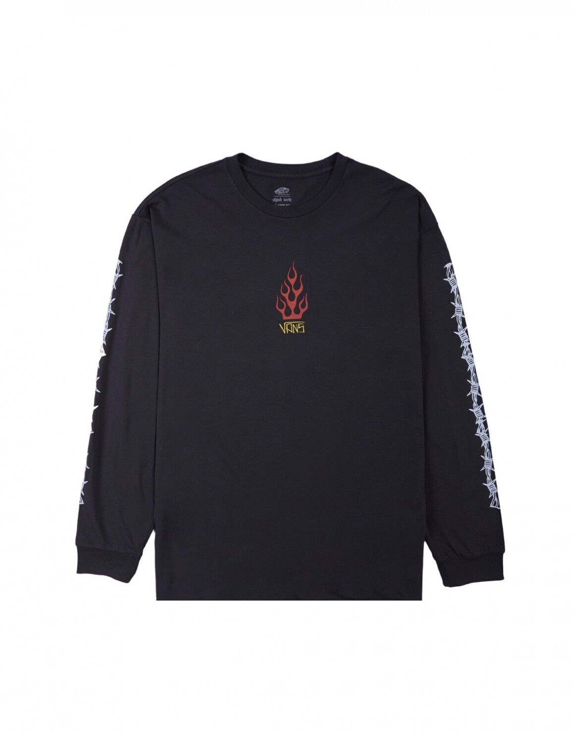 Vans Mens Elijah Berle Vintage Long Sleeve T-shirt / Black / RRP £52