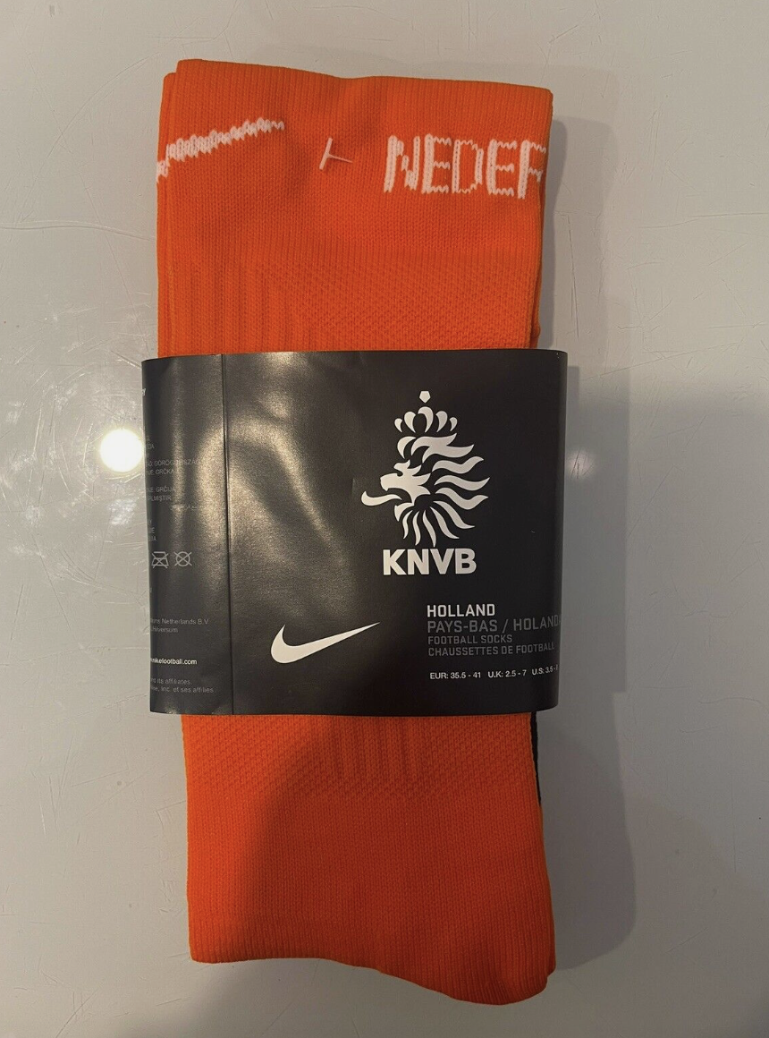 Nike Netherlands Home Orange Football Socks / World Cup 2010 / Orange / RRP £15