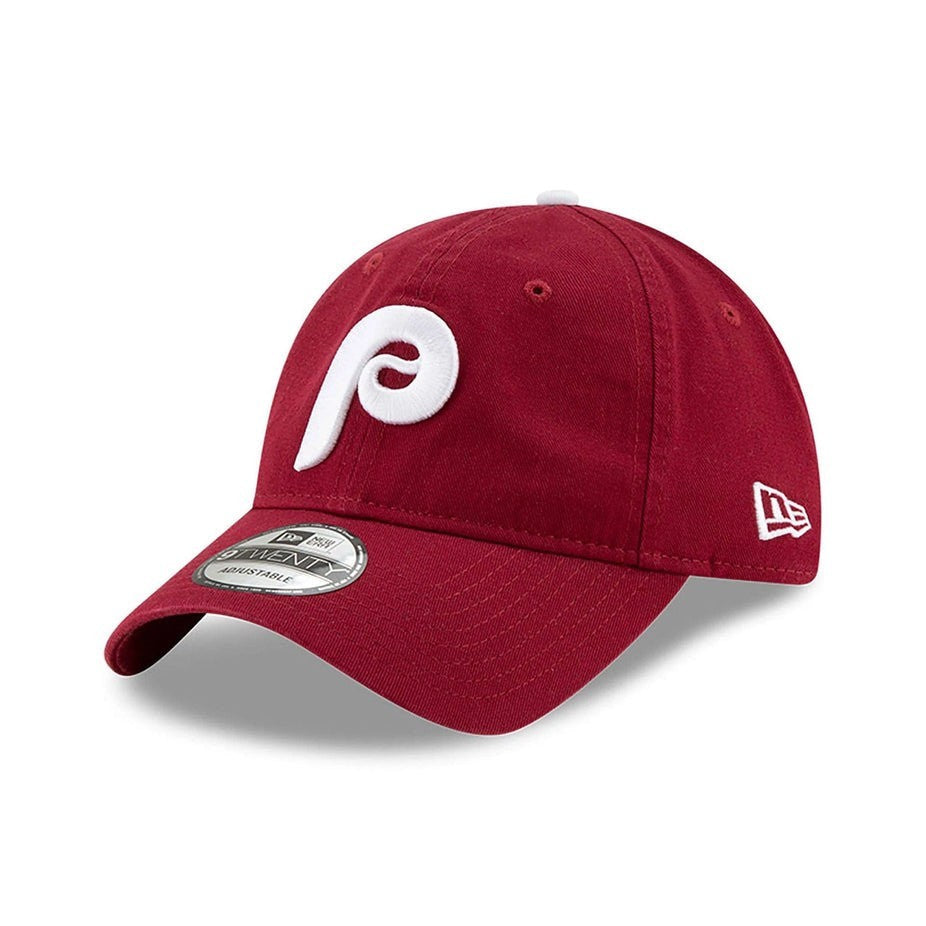New Era Adult Philadelphia Phillies Core 9Twenty Cap /Maroon Red White / RRP £25