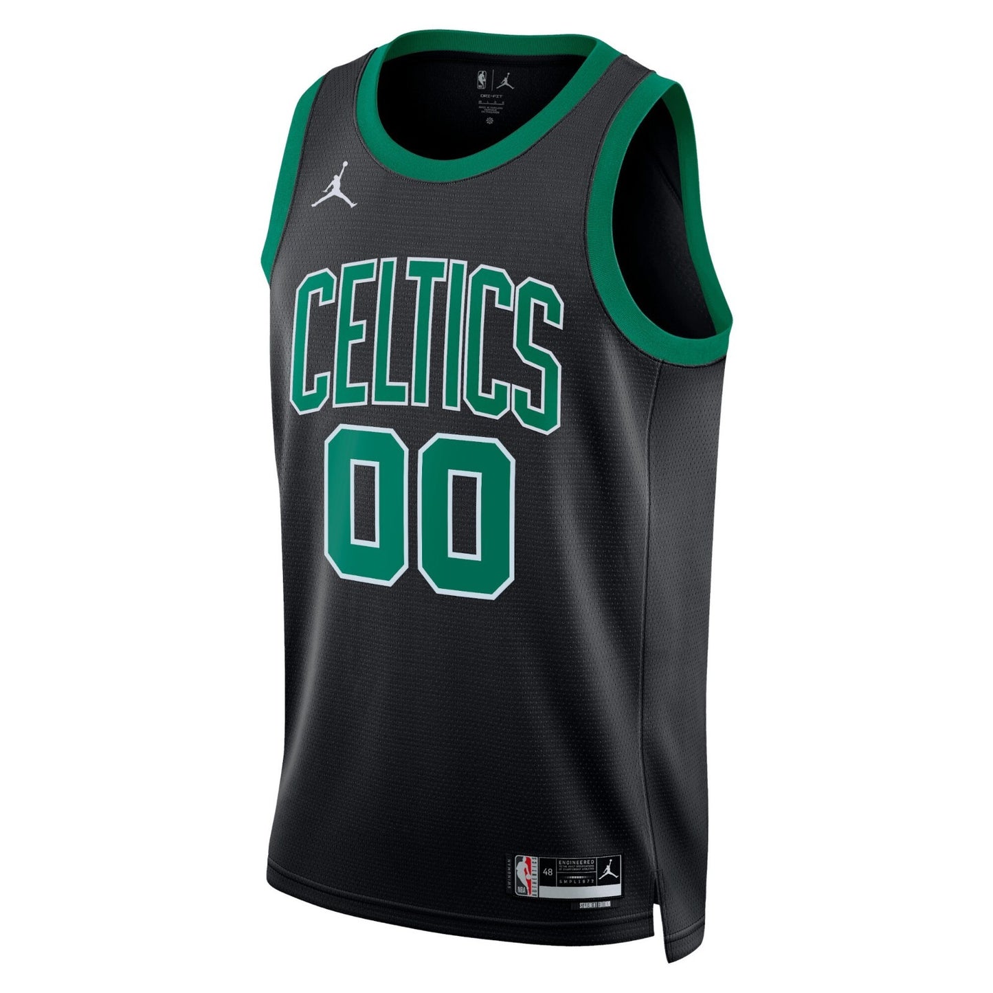 Nike Jordan Mens Boston Celtics Basketball Vest / Black Green / Blank / RRP £90
