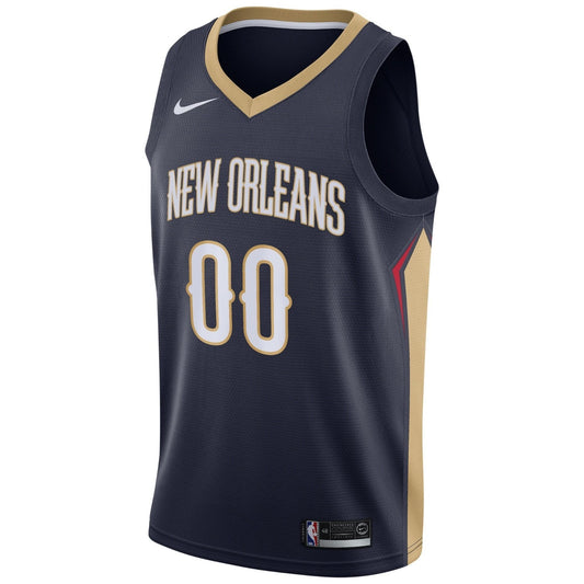 Nike Youth New Orleans Pelicans Blank Basketball Jersey / Navy Gold / RRP £75