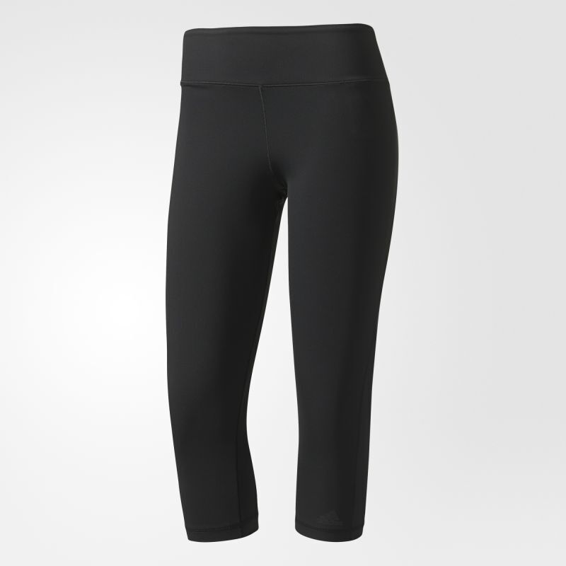 Adidas Women's Climalite Workout Gym Capri Leggings / Black / RRP £45