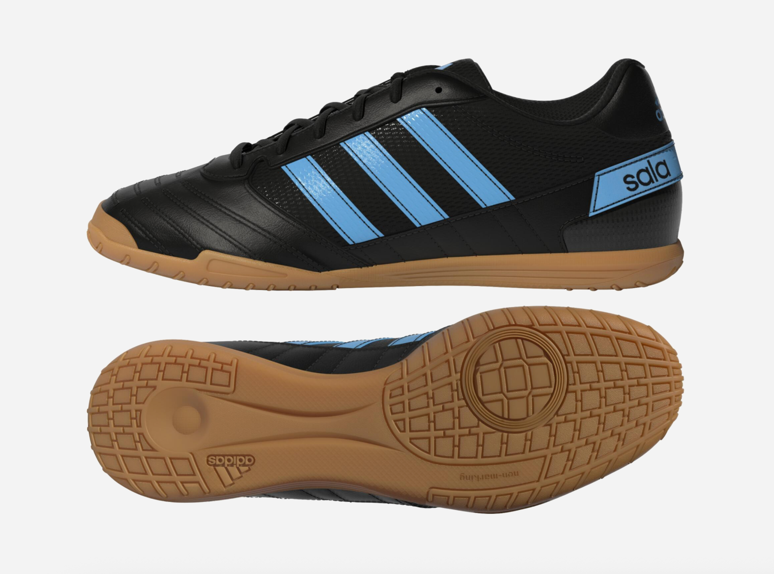 Adidas Mens Super Sala Football Trainers / BNIB / Blue / RRP £45