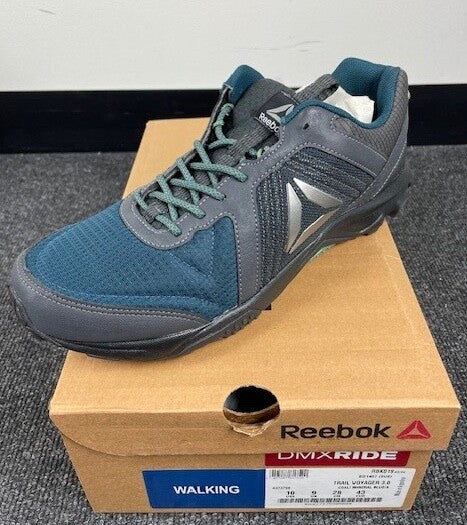 Reebok Men's Trail Voyager 3.0 Walking Shoes / Coal / Mineral Blue / RRP £80