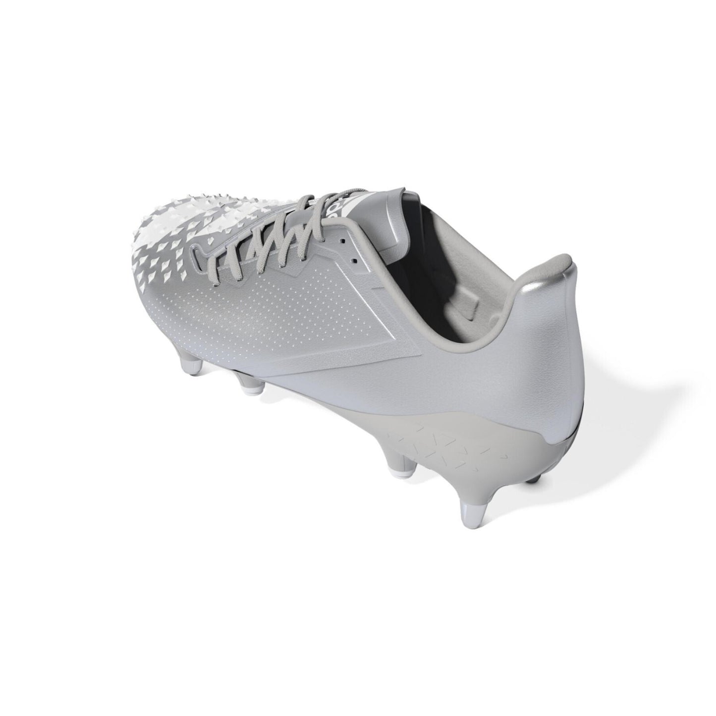 Adidas Unisex Predator Malice (SG) Rugby Boots / Silver White / RRP £180