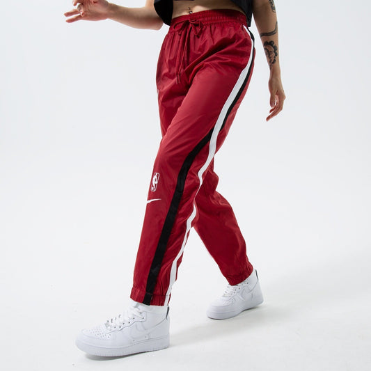 Nike Womens Chicago Bulls City Edition Shell Track Pant / Red Black / RRP £70