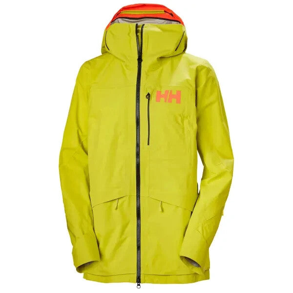 Helly Hansen Womens Aurora Infinity Shell Ski Snow Jacket / Yellow / RRP £620