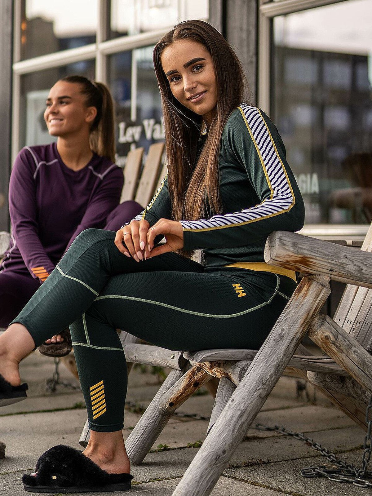 Helly Hansen Womens Lifa Active Legging Tight / Green / RRP £40