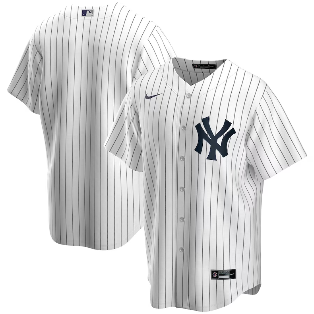 Nike Kids New York Yankees Baseball Jersey / White Navy / RRP £70
