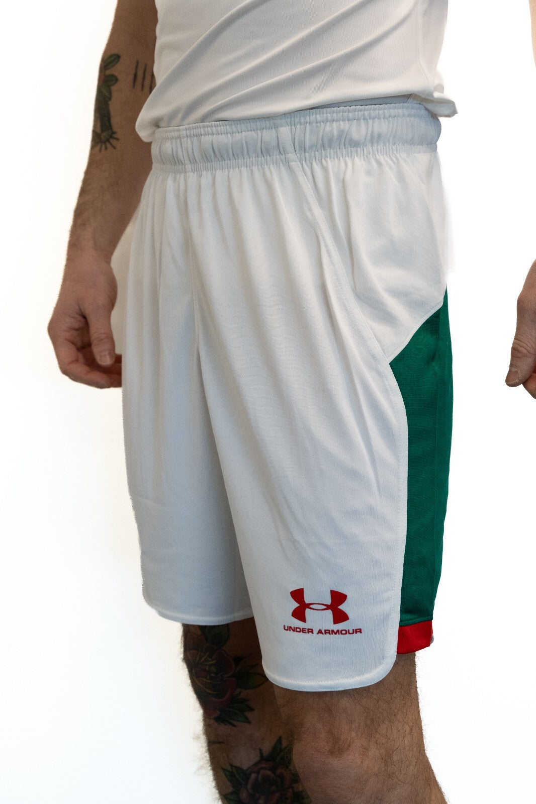 Under Armour 2019-20 Lokomotiv Moscow Away Shorts / White / Mens / RRP £29.99