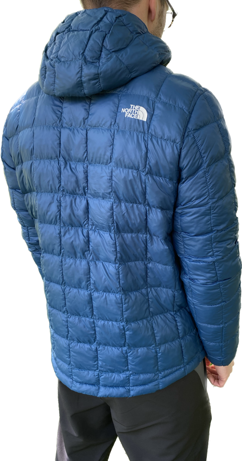 The North Face Men's Thermoball Eco Padded Hooded Jacket / Blue / RRP £180