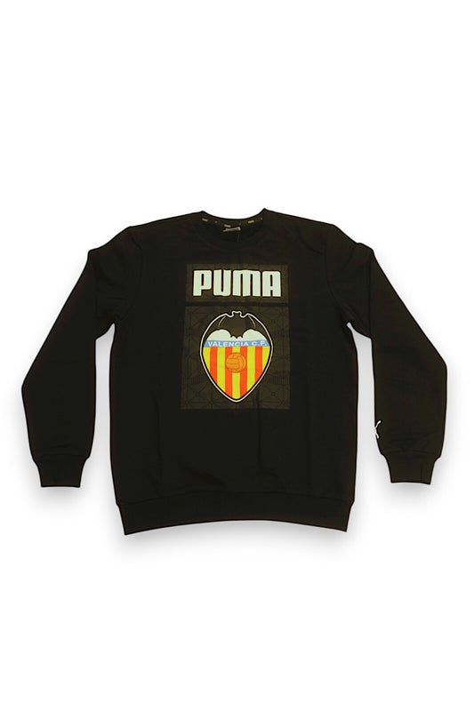 Puma 2020-21 ValencialCore Graphic Sweat Top / Mens / Black / RRP £44.99