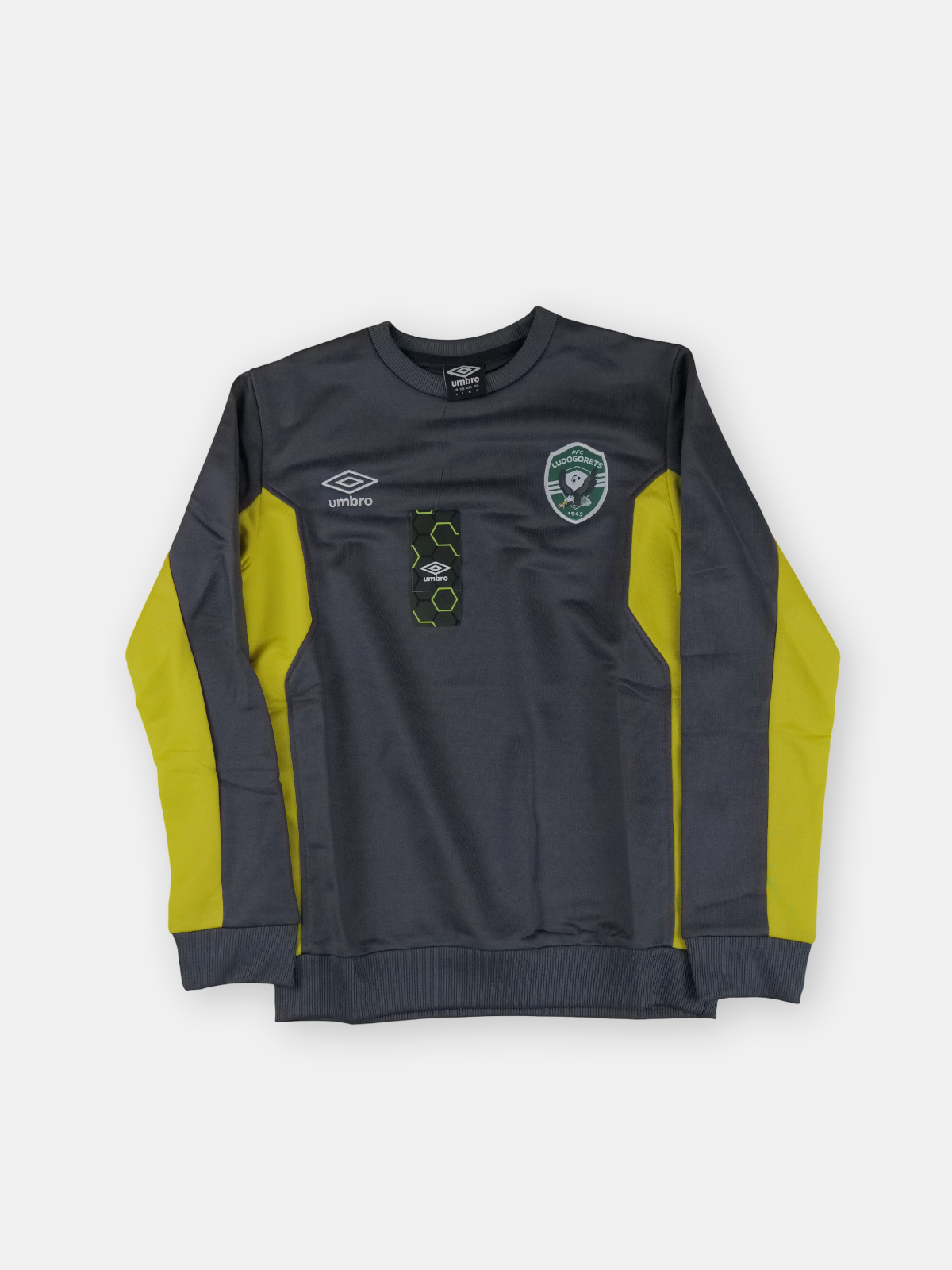 Umbro Mens 2017-18 Ludogorets Razgrad Umbro Training Sweat Top / Grey / RRP £45