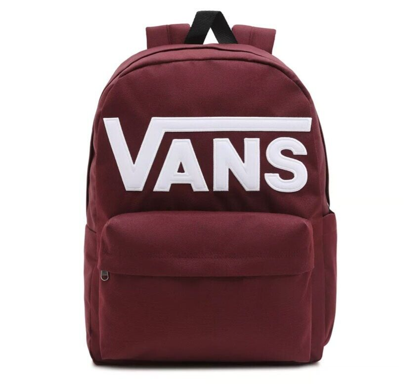 Vans Backpack / Skool Drop V Logo / Dark Red / RRP £40