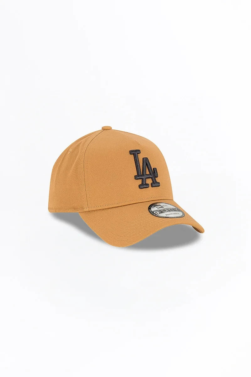 New Era LA Dodgers 9FORTY A Frame Cap / Wheat Beige Black / RRP £27