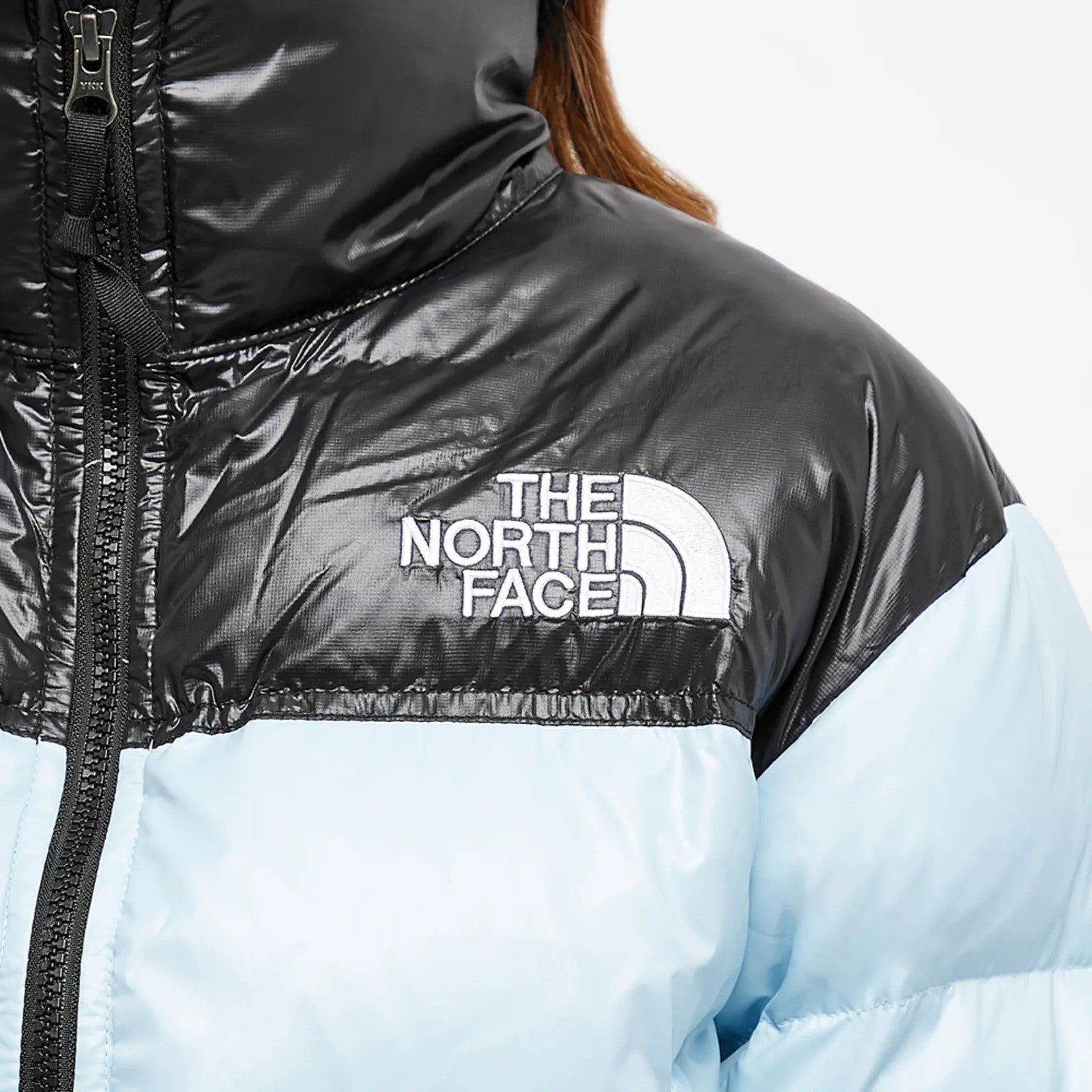 The North Face Womens Nuptse Short Jacket / Beta Blue / RRP £250