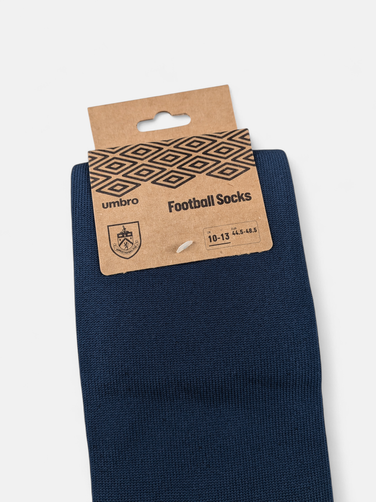 Umbro Mens 2021-22 Burnley Third Football Socks / BNWT / Blue / RRP £15