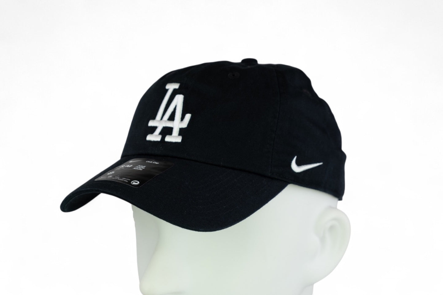 Nike LA Dodgers MLB Relaxed Club Cap / Black White / RRP £22