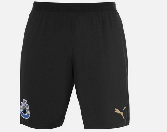 Puma Kids Black Football Shorts / Newcastle United / RRP £25
