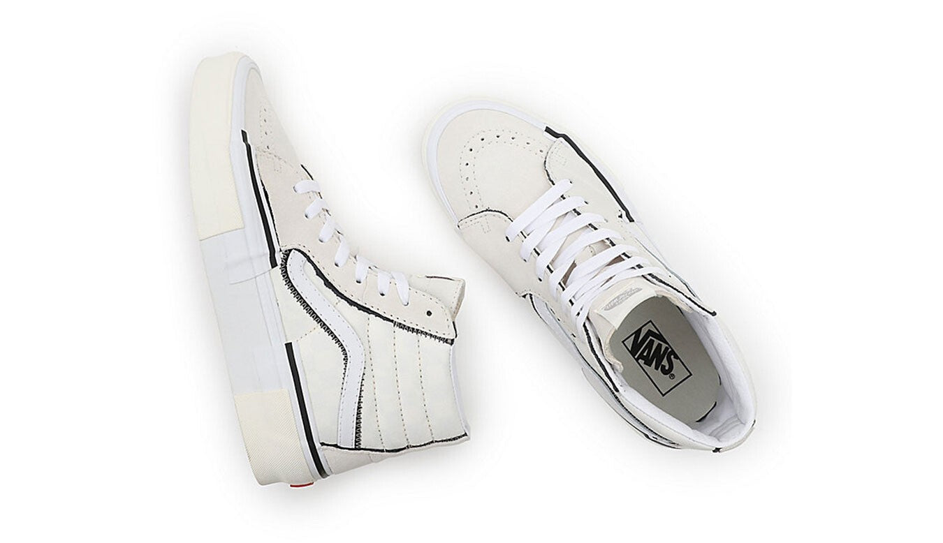 Vans Sk8-Hi Reconstruct Trainers / White / RRP £95