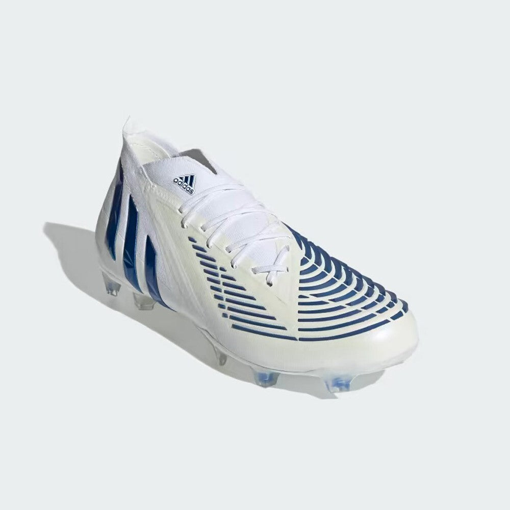 Adidas Unisex Predator Edge.1 FG Football Boots / White Blue / RRP £180