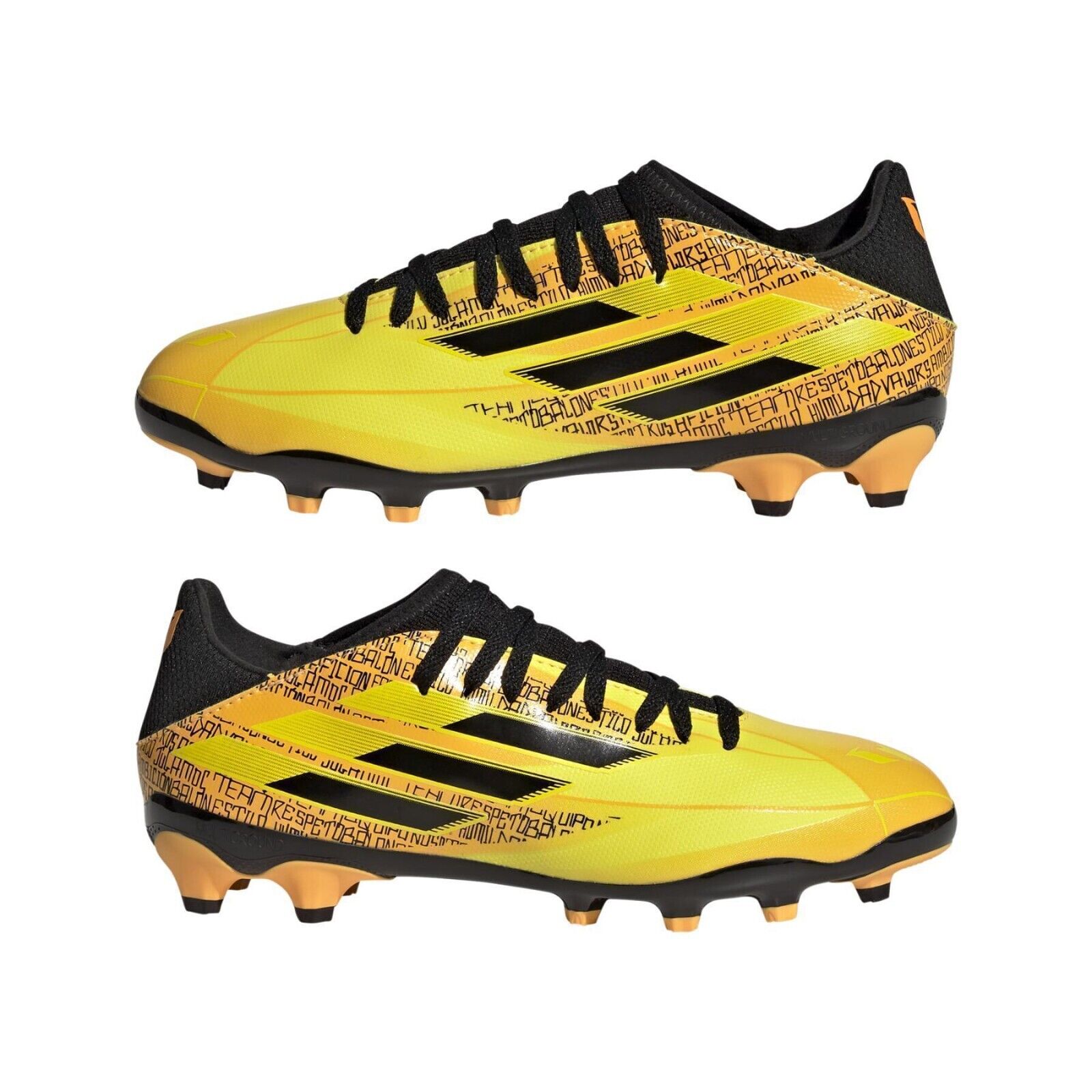 Adidas Kids X Speedflow Messi.3 Mg Football Boots / Gold Black / RRP £55