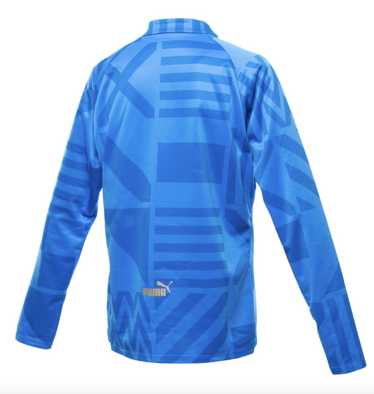 Puma 2022-23 Italy Home Pre-Match Blue Sweat Top / RRP £70
