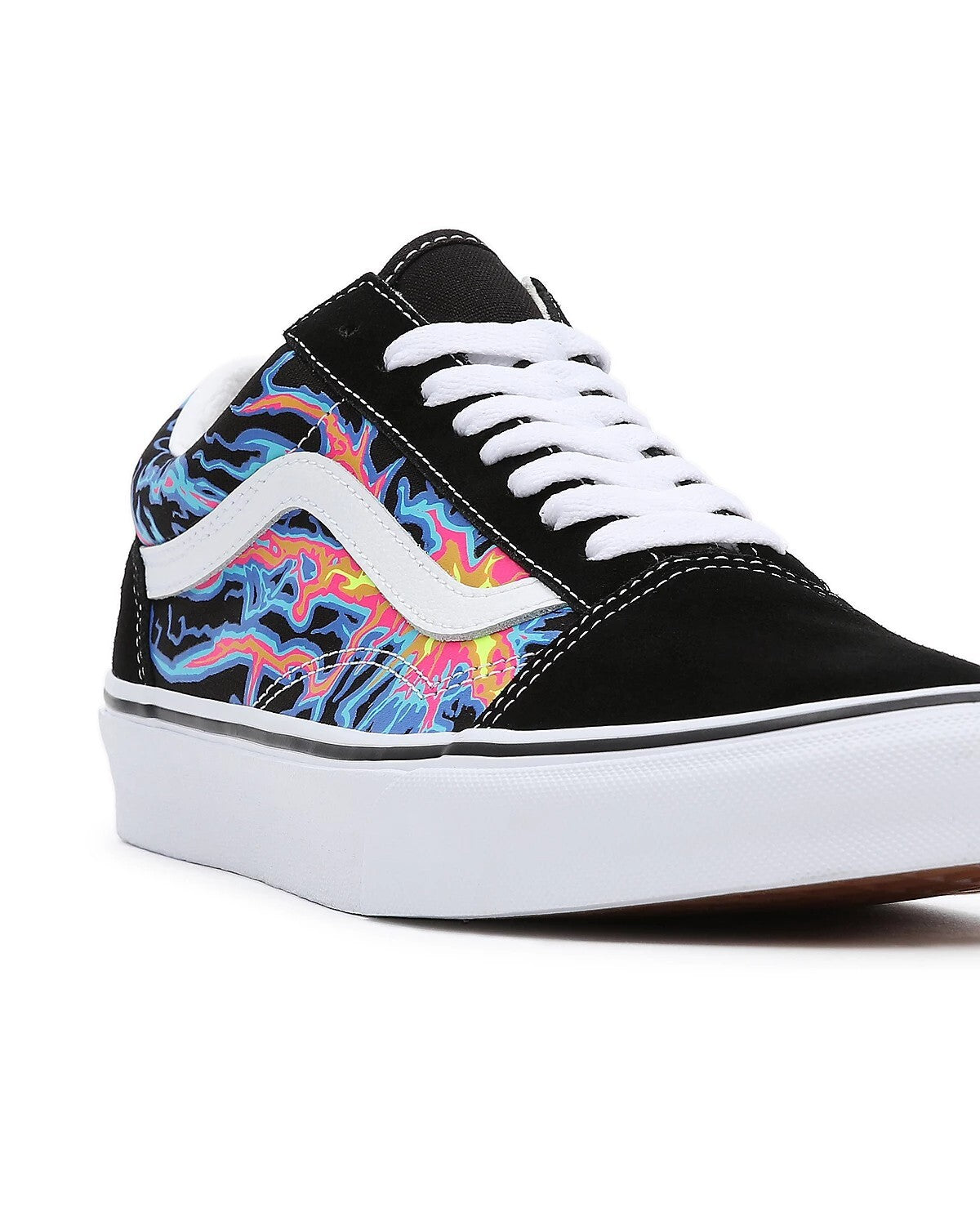 Vans Unisex Old Skool Trainers / Black Electric Flame / RRP £70