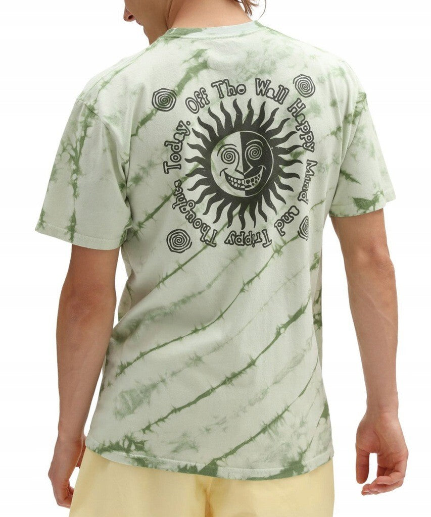Vans Mens Trippy Thoughts Tie Dye T-Shirt / Celadon Green, Tie Dye / RRP £35