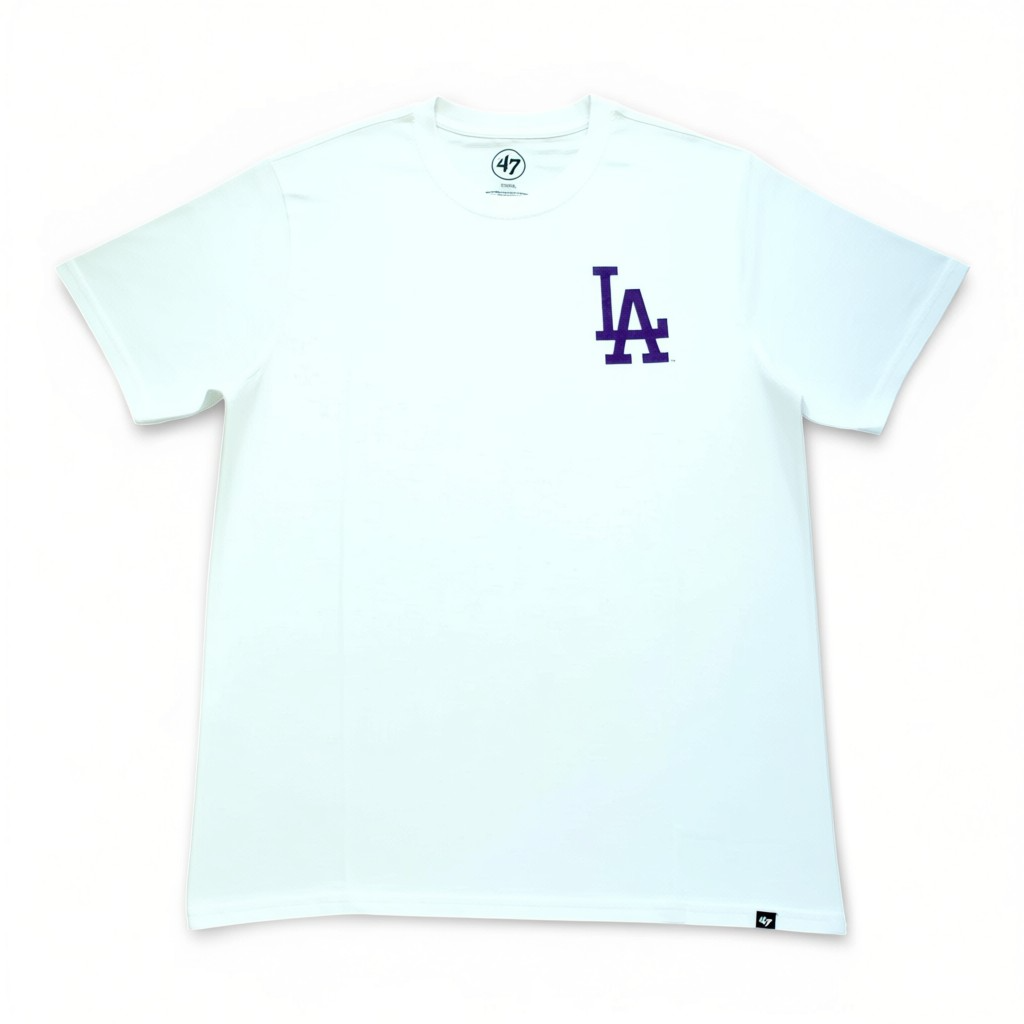 47 LA Dodgers Mens T-Shirt / Echo Backer / White / RRP £25