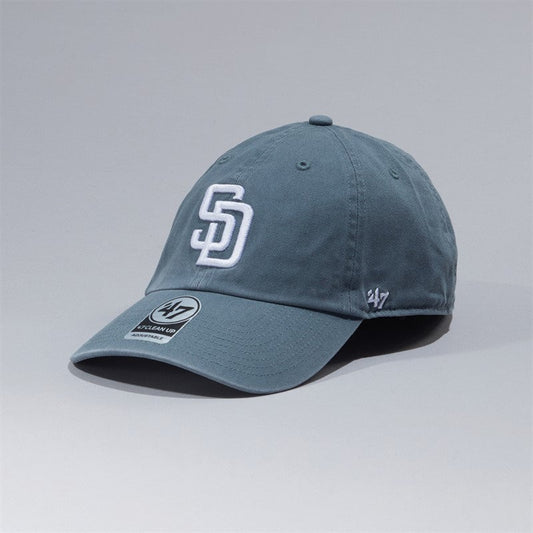47 Brand San Diego Padres Clean Up Relaxed Cap / Charcoal / RRP £28