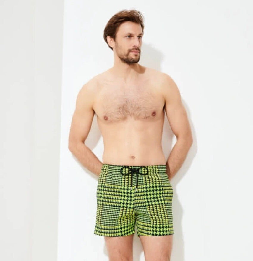Vilebrequin Swim Shorts / Mens / Moorise / Green Check / RRP £220