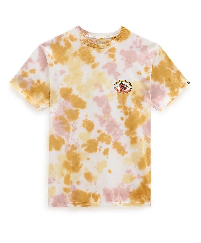 Vans Mens Tie Dye T-Shirt / Have A Peel Yellow / RRP £45