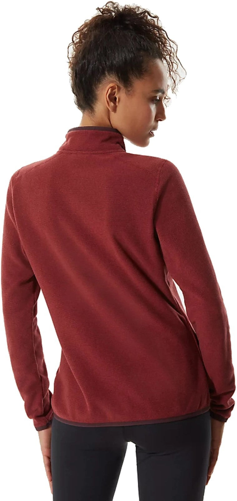 The North Face Womens 100 Glacier Full Zip Fleece / Root Brown / RRP £65