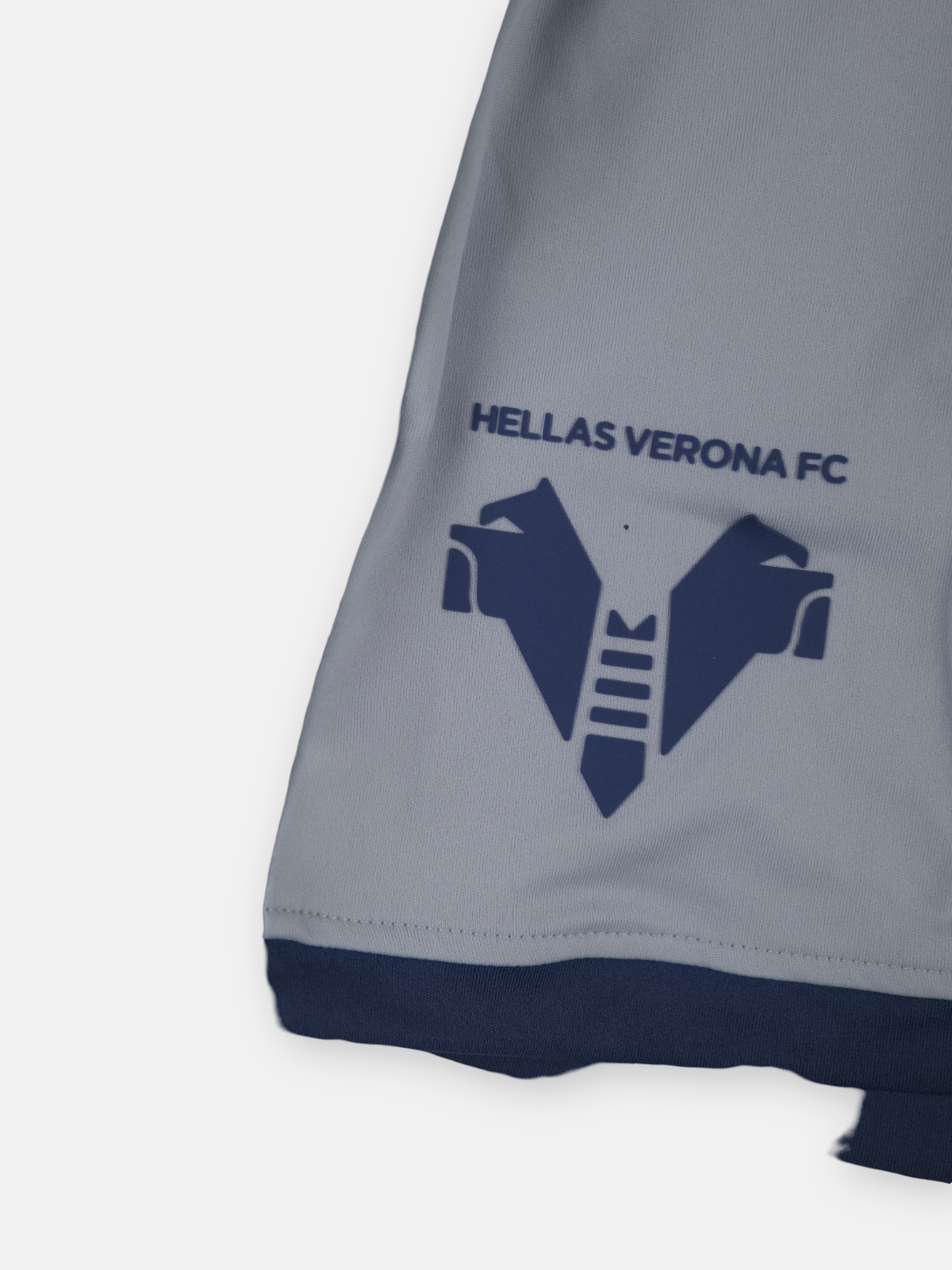 Macron Mens 2020-21 Hellas Verona Third Football Shorts / Grey / RRP £29.99