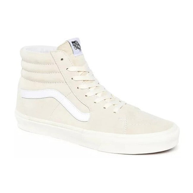 Vans Mens Sk8-Hi 'Pig Suede Trainers - Marshmallow' / Cream Yellow / RRP £80