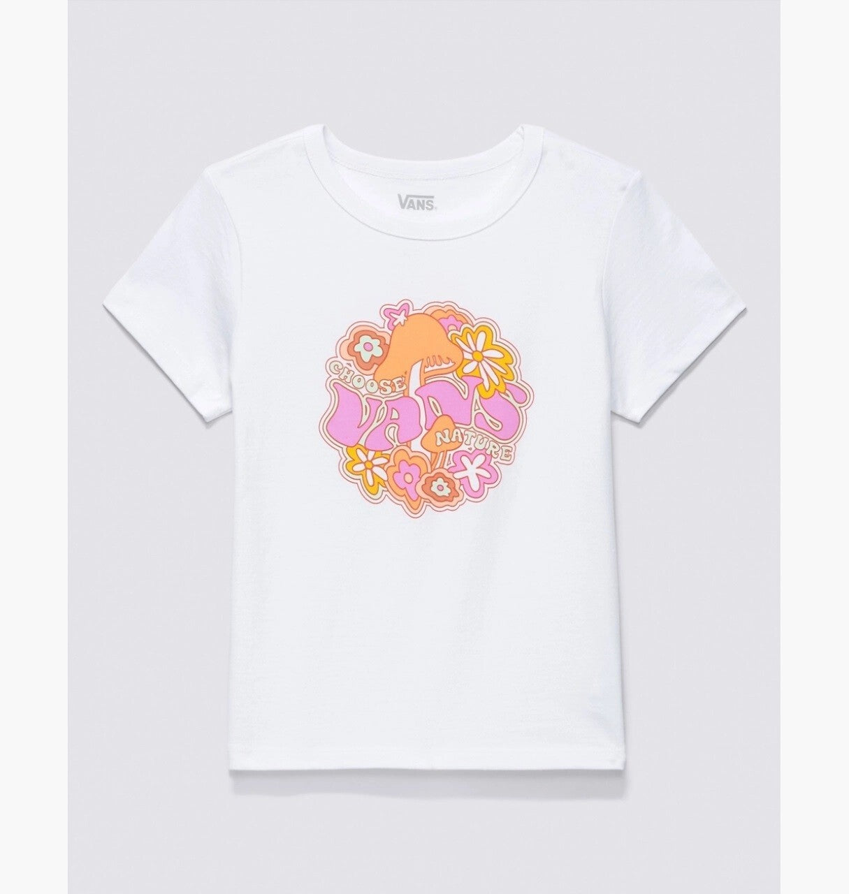 Vans Women's Resort Nature Mini T-Shirt / White / RRP £32