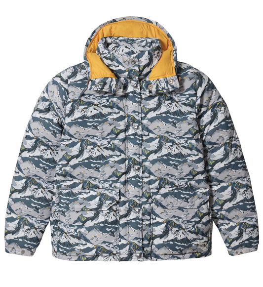 The North Face Womens Liberty Print Sierra Down Jacket / Blue / RRP £400