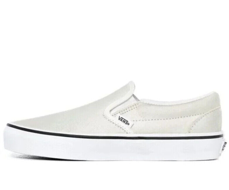 Vans Women’s Prism Suede Classic Slip-On White/Sliver Silver / RRP £57