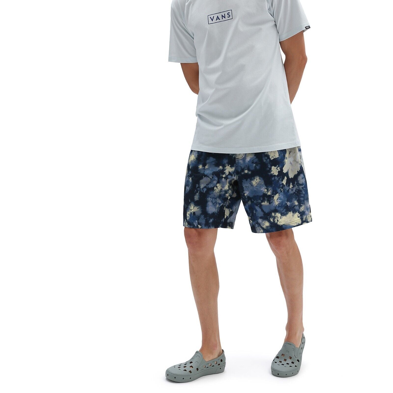 Vans Mens Surf Trunk 3 Swim Shorts / Navy Yellow / RRP £65