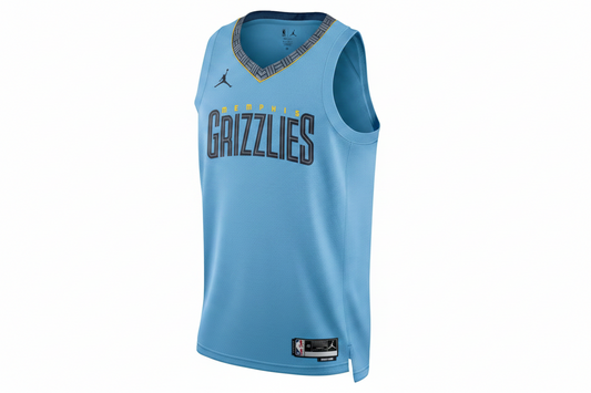 Nike Jordan Mens Memphis Grizzlie Blank Basketball Vest Jersey / Blue / RRP £90