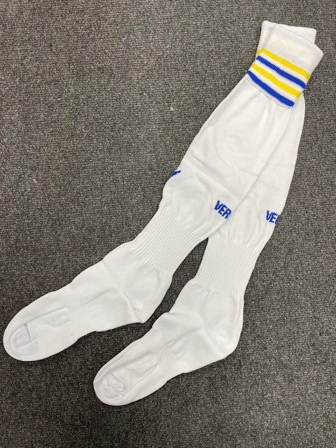 Macron Men's Hellas Verona Third White Football Socks / 19-20 / White / RRP £15