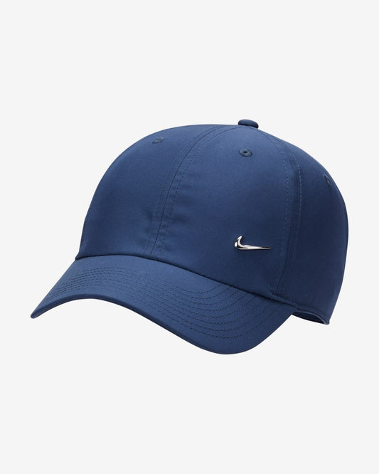 Nike Adult Dri-FIT Club Cap Metallic Swoosh / Navy / RRP £25