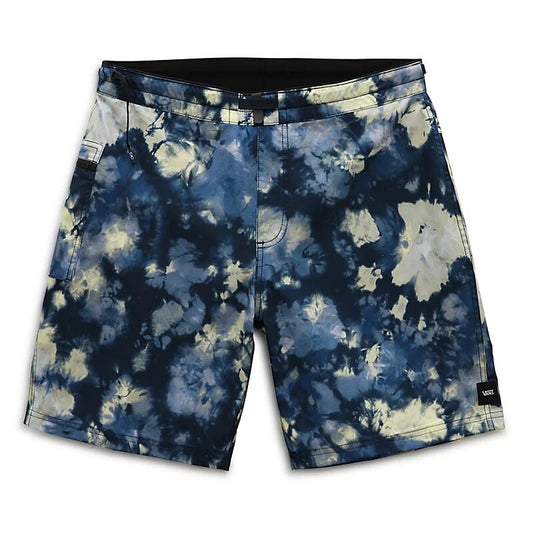 Vans Mens Surf Trunk 3 Swim Shorts / Navy Yellow / RRP £65
