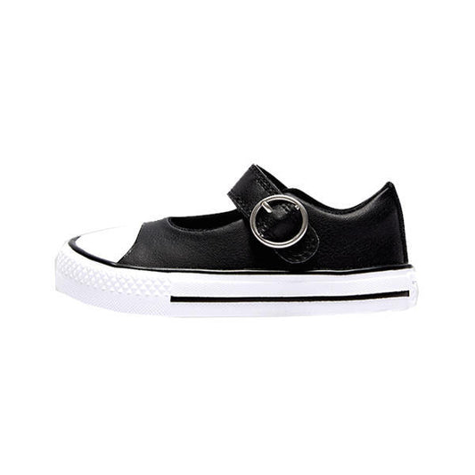 Converse Toddler All Star Mary Jane Slip On Trainers / Black White / RRP £32
