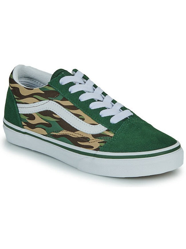 Vans Youth Old Skool Trainers / Green Multi / RRP £45